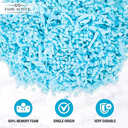 Jade Active Bean Bag Filler Foam - Premium 5 LBS Shredded Memory Foam for Pillows, Dog Beds, and Cushions - Soft and Versatile Stuffing - Image 5