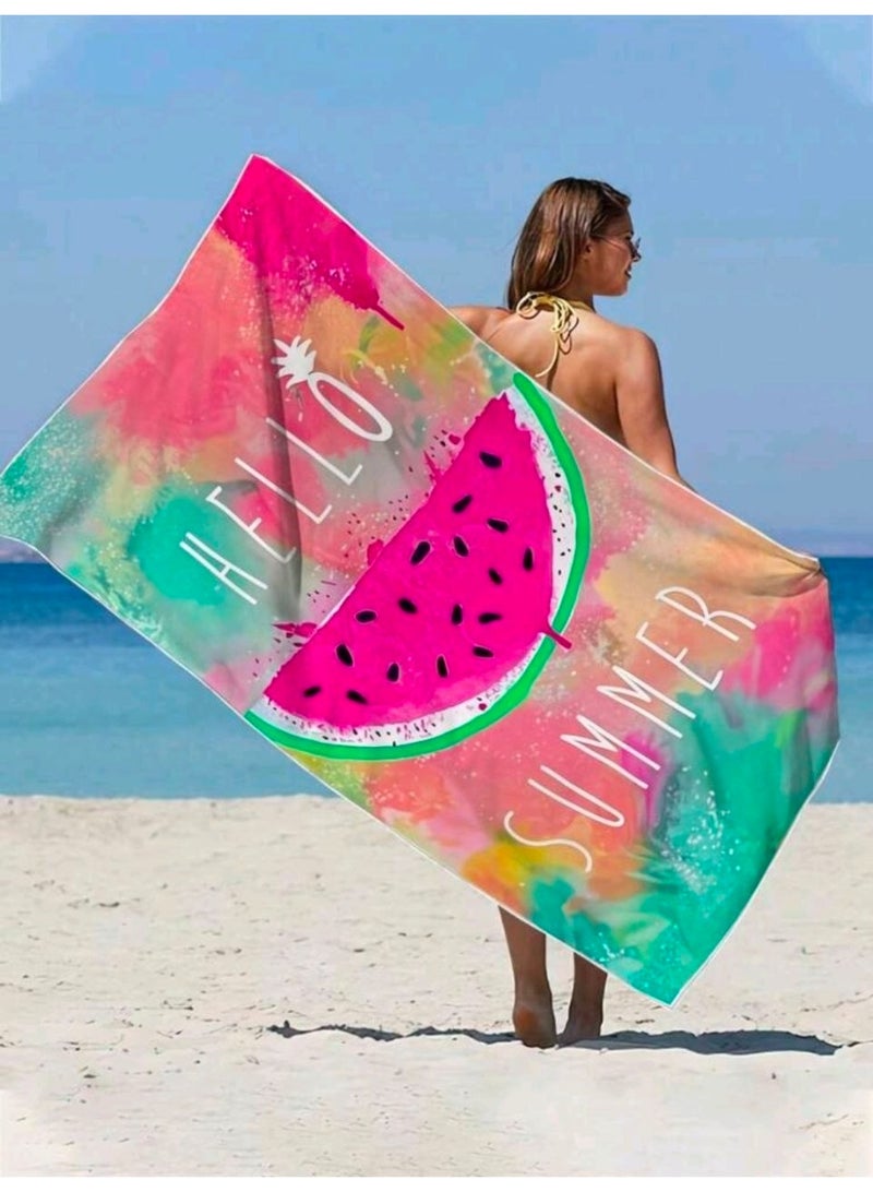 Microfiber Quick Dry Beach Blanket, Towel, Suitable For Swimming,Travel, Camping,Yoga Mat Outings Summer Beach Essentials - Image 3