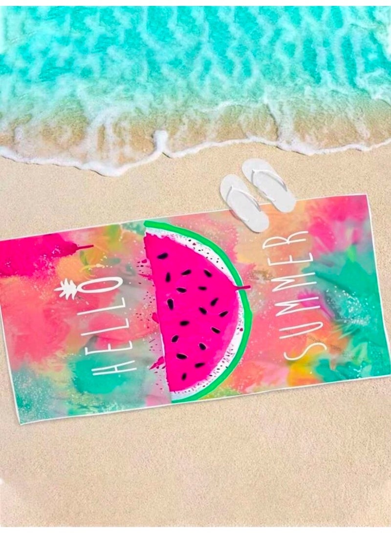 Microfiber Quick Dry Beach Blanket, Towel, Suitable For Swimming,Travel, Camping,Yoga Mat Outings Summer Beach Essentials - Image 4