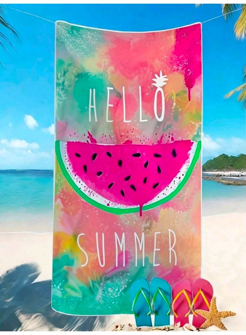 Microfiber Quick Dry Beach Blanket, Towel, Suitable For Swimming,Travel, Camping,Yoga Mat Outings Summer Beach Essentials - Image 5