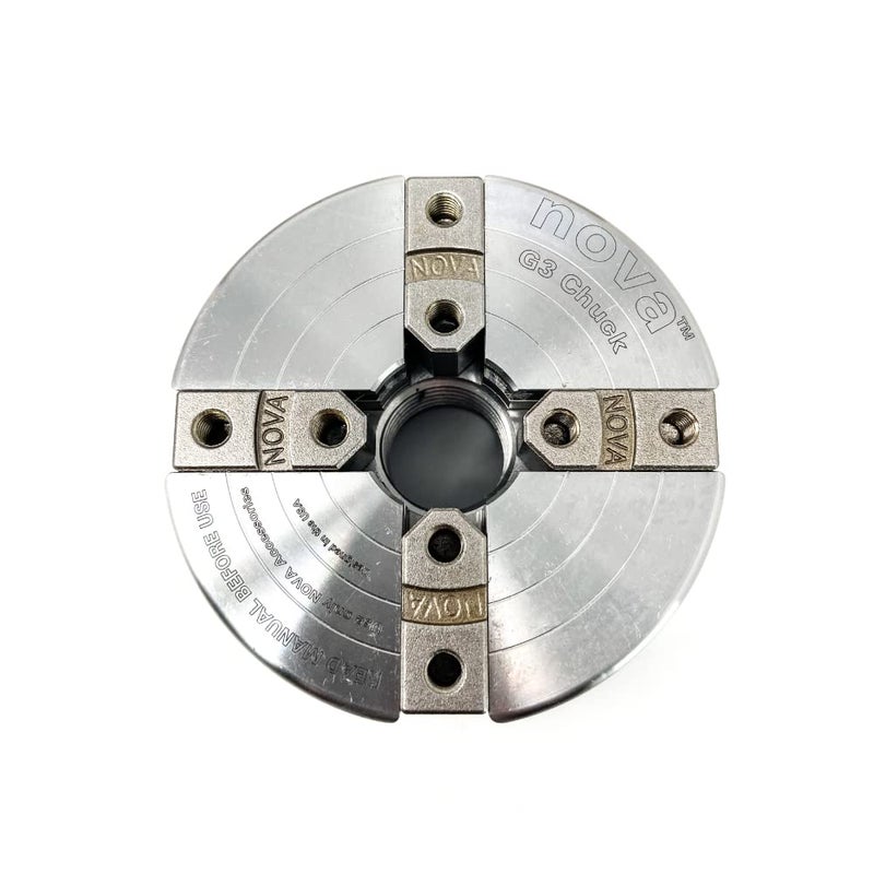 NOVA 48306 Lite G3 Wood Lathe Pen Turning Chuck Bundle with 1 in. x 8 TPI Direct Thread - Image 2