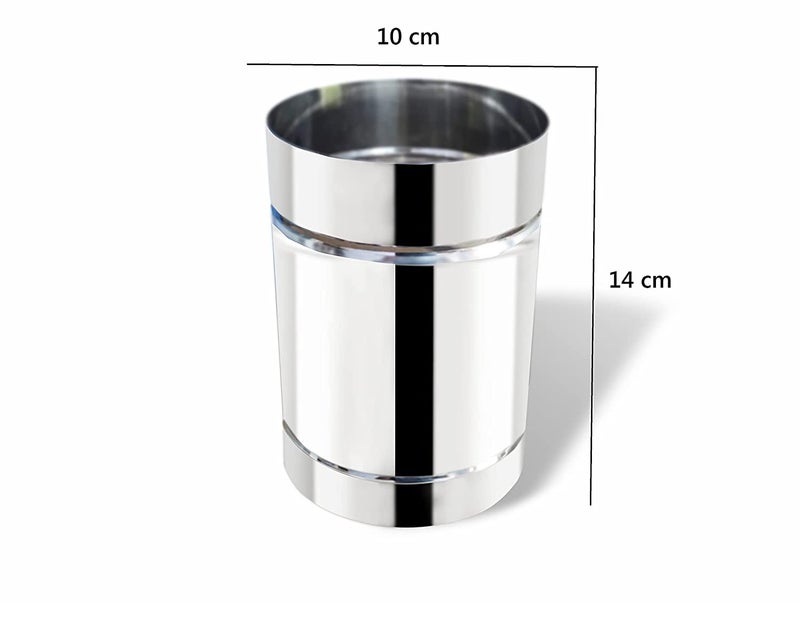 EZAHK Stainless Steel Rice Grains Measuring Pot Padi Uzhakku Changazhi Nira para Pakka 1 Litre Large - Image 2