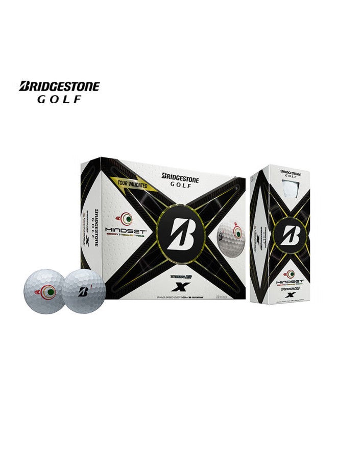 Bridgestone Tour B X Mindset Golf Three-piece Set, White, Bgb2124001wx - Image 2