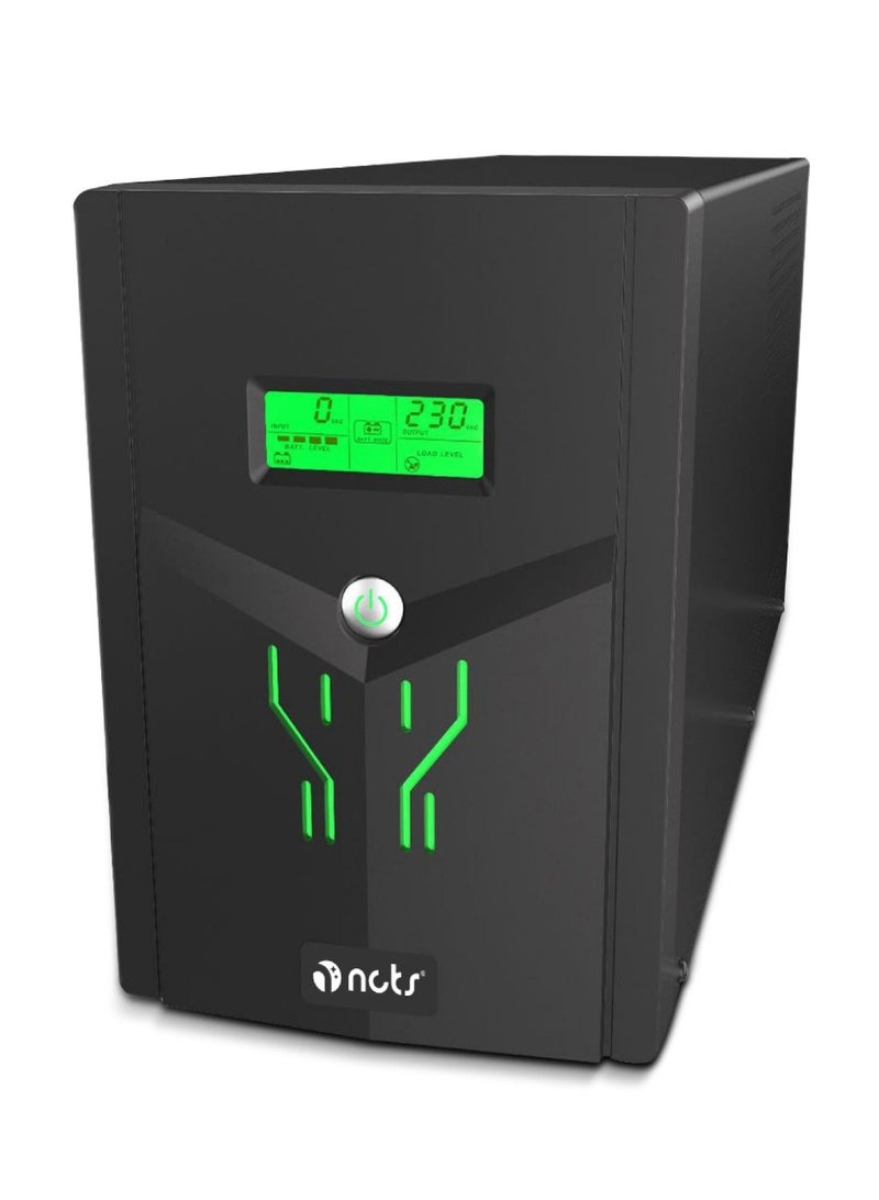 NCTS QSTROM PRO 3000VA (3000VA/1800W) UPS تفاعلي للألعاب - Image 1