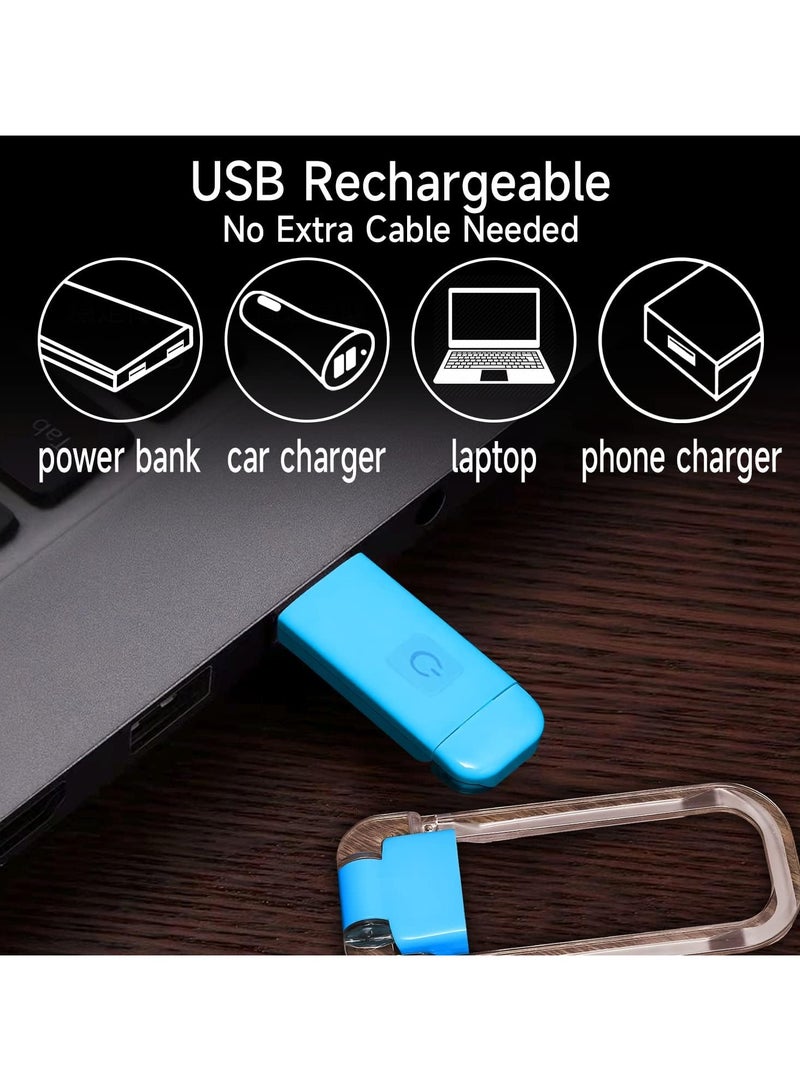 Kimaya USB Rechargeable Book Reading Light, Warm White + Daylight, LED Eye Care Clip on Book Light for Reading in Bed (Blue)  - Image 2