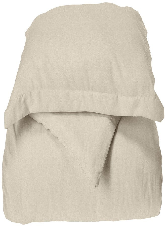 CELINE LINEN Best, Softest, Coziest Duvet Cover Ever! 1500 Premier Hotel Quality Luxury Super Soft Wrinkle Free 3-Piece Duvet Cover Set, King/Cali King, Cream - Image 1