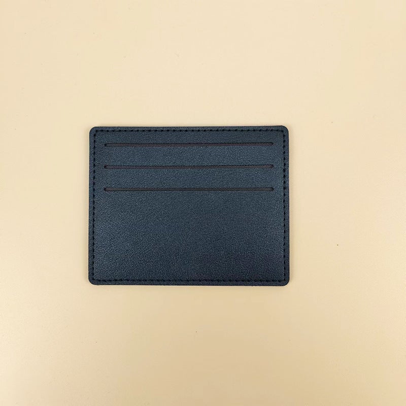 Simple Womens Short Card Bag Bank Card Credit Card Certificate Storage Card Holder 006 Black 