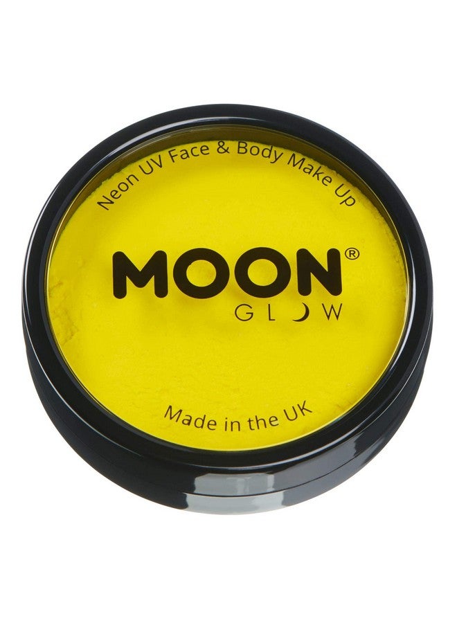 مون جلو أوعية الكيك لطلاء الوجه والجسم من برو إنتنس نيون بالأشعة فوق البنفسجية من مون جلو، مكياج طلاء الوجه الاحترافي ذو الأساس المائي للبالغين والأطفال، 1.26 أونصة - Image 1