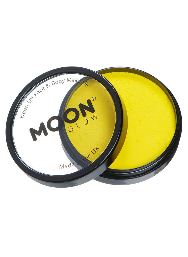 مون جلو أوعية الكيك لطلاء الوجه والجسم من برو إنتنس نيون بالأشعة فوق البنفسجية من مون جلو، مكياج طلاء الوجه الاحترافي ذو الأساس المائي للبالغين والأطفال، 1.26 أونصة - Image 3