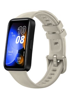 CATANES Huawei Band 8 Watch Band for Men Women Sport Watch Strap Lightweight Silicone Replacement Band Grey  - Image 1