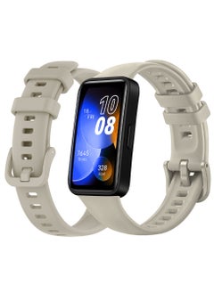 CATANES Huawei Band 8 Watch Band for Men Women Sport Watch Strap Lightweight Silicone Replacement Band Grey  - Image 2