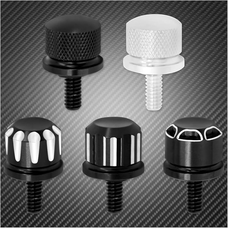 Motorcycle Seat Bolt Tab Screw Compatible With XL 96 19 Chrome And Black Color Seat Bolt E - Image 5