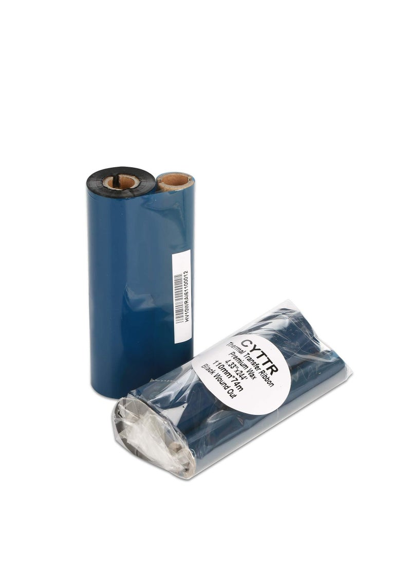 Generic CYTTR 4.33 INCH x 244 INCH Thermal Transfer Ribbon  - Image 1