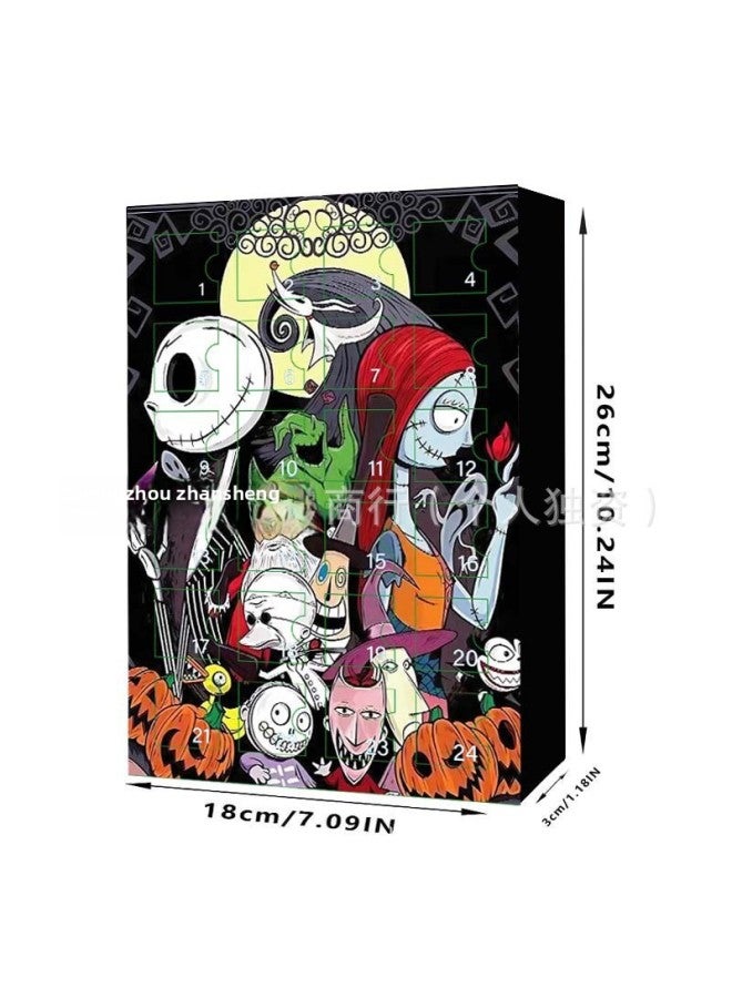 إسكدنيا Advent Calendar 24 Countdown  Explosions Calendar Blind Box  Surprise Funny Gift-color:12 - Image 4