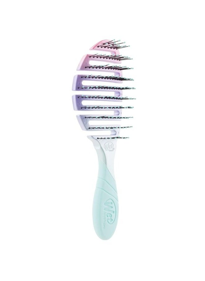 Wet brush Wet Pro Flex Dry Ombre, Millennial, Flexible Vented, Faster Drying, Comfortable Contouring, Scalp, Safe Heatflex, Bristles, Blow Drying, Open Vented Design, Quick Moisture Removal  - Image 2