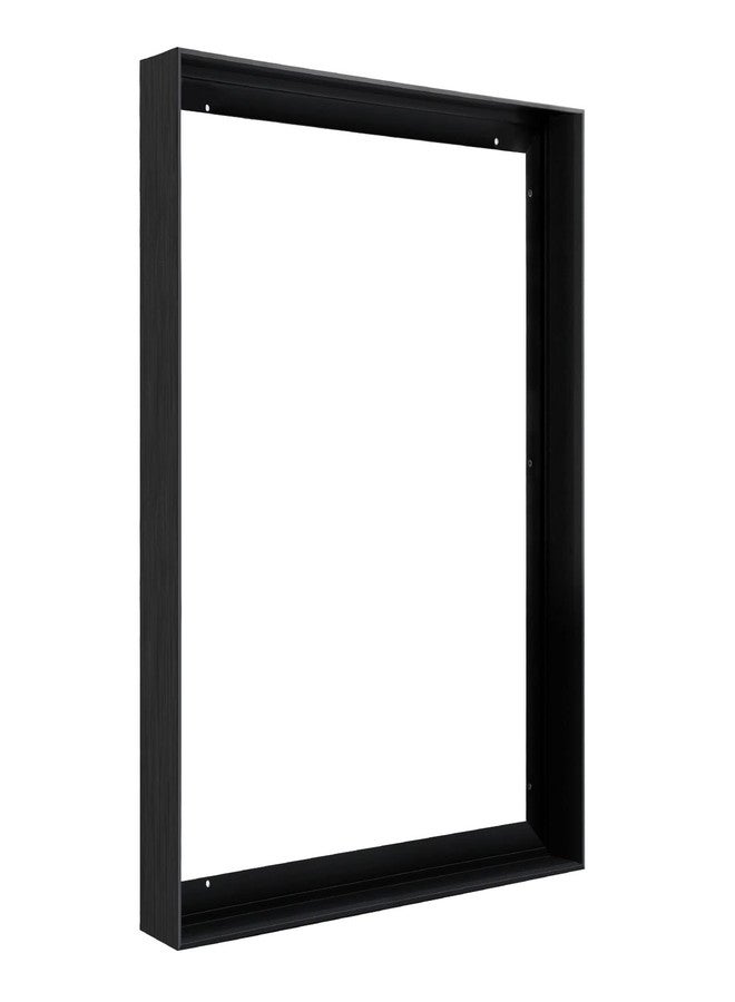 FOLKOR Metal Floating Frame for 36x36 Canvas Oil Paintings, DIY Canvas Frame with 1.5" Deep, Floater Frame for Canvas Prints Wall Art/Portrait/Landscape Living Room Bedroom Kitchen Decor (Black) - Image 1