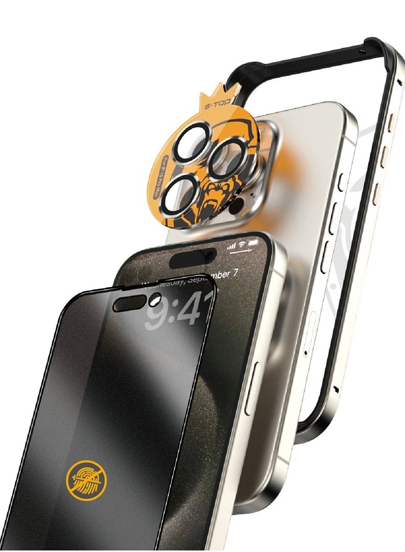 S-TOP 4 in 1 protection package for iPhone 15 Pro