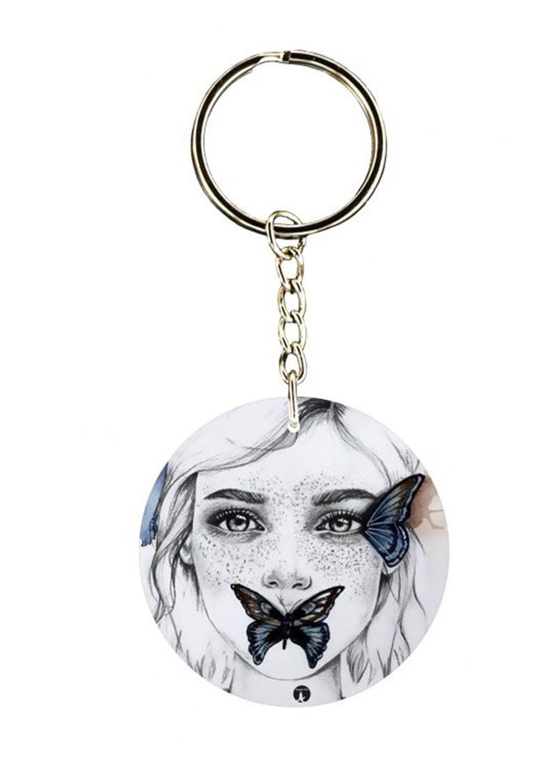 RKN Cartoon Printed Keychain