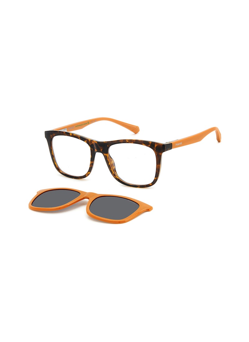 Polaroid Kids Unisex Polarized Rectangular Sunglasses - Pld 8055/Cs Blue Millimeter - Lens Size: 46 Mm  - Image 1