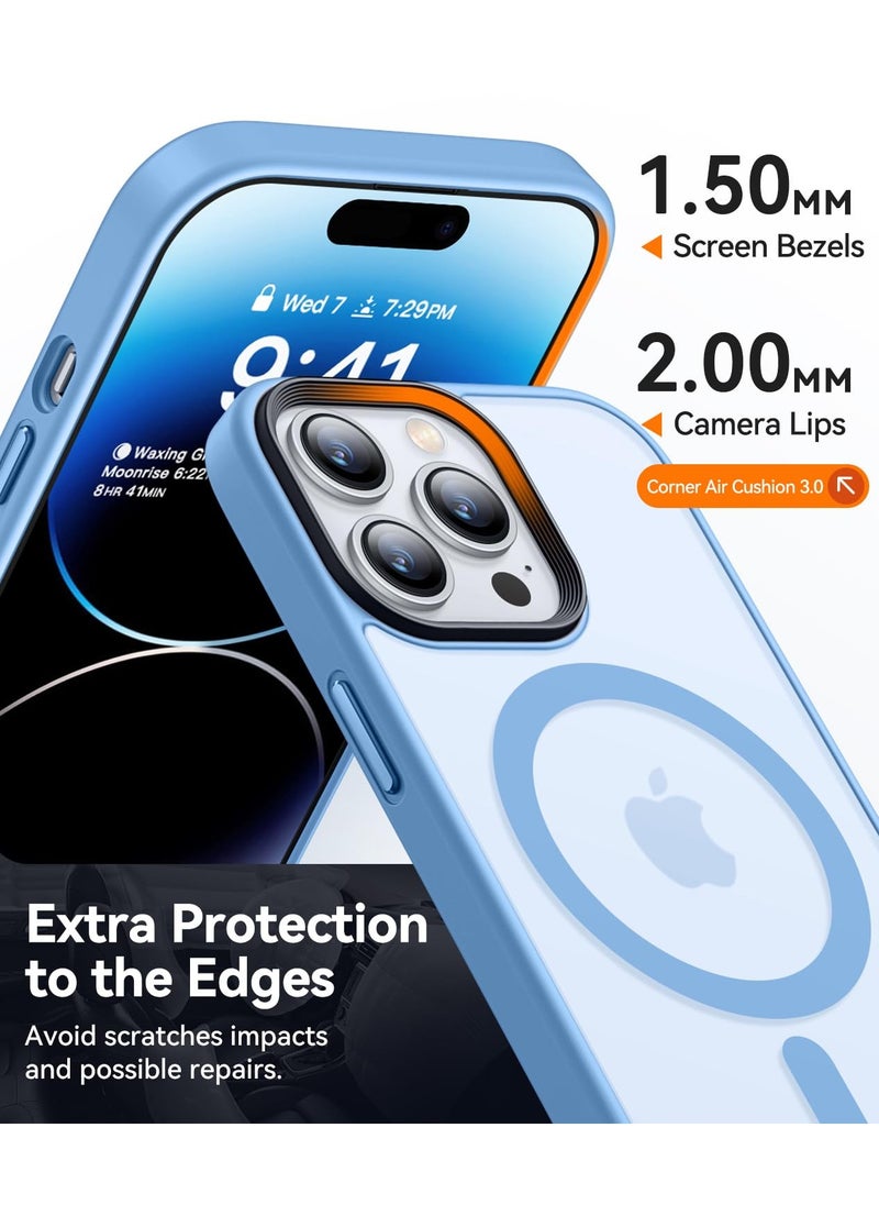 Generic - for iPhone 15 Pro Max 5G Case,[Compatible with Magsafe][Mil-Grade Drop Protection] Slim Shockproof Translucent Protective Phone Case foriPhone 15 Pro Max 5G, Pink - Image 1