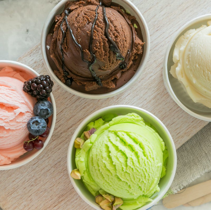 BALCI - 16oz Ice Cream Containers with Silicone Lids (Set of 4) - 1 Pint Each Freezer Food Storage Containers, Reusable, LeakProof, For Homemade IceCream Containers - White with Sprinkles - Image 5