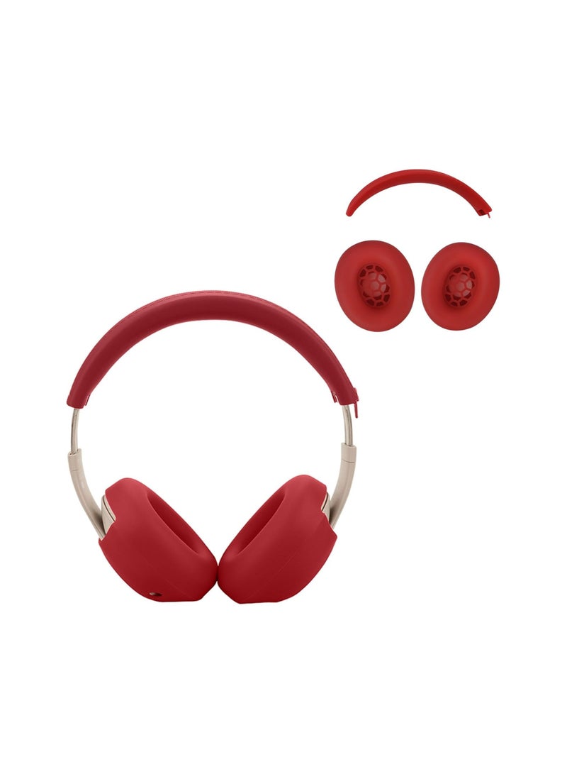 عام مجموعة واقية من السيليكون 2 في 1 لسماعات Beats Studio Pro - أغطية وسادات أذن مقاومة للخدوش/غطاء عصابة رأس بسحاب - Image 1