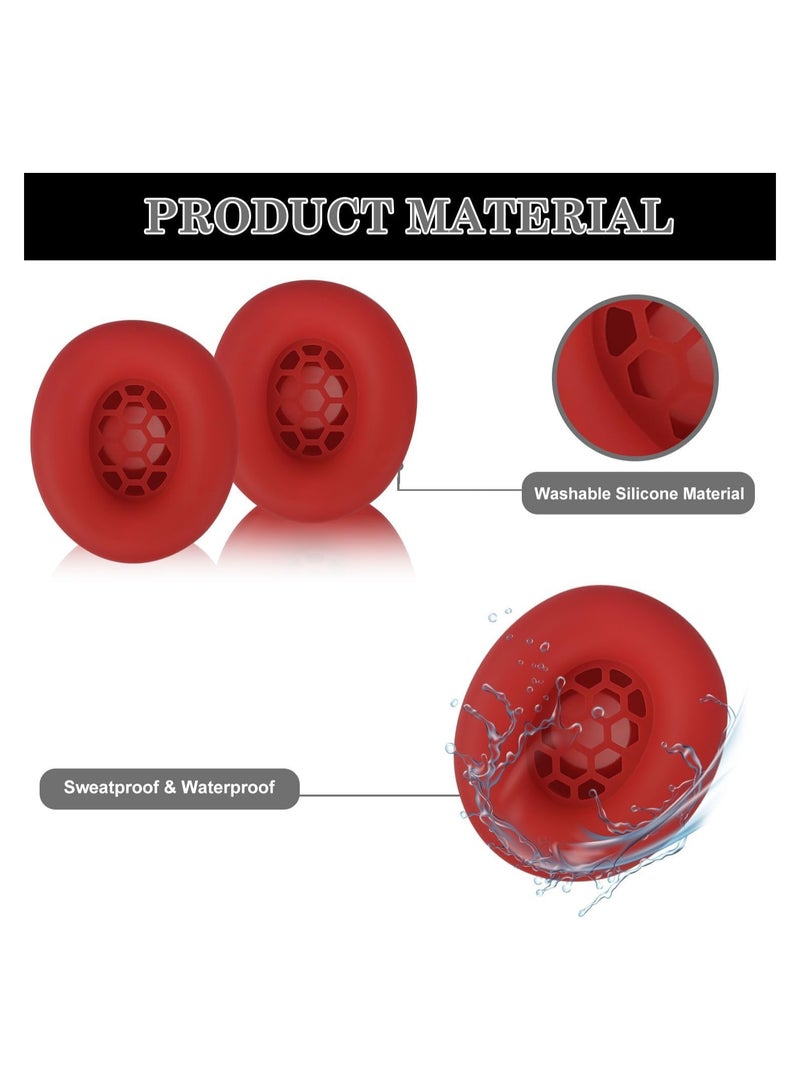 عام مجموعة واقية من السيليكون 2 في 1 لسماعات Beats Studio Pro - أغطية وسادات أذن مقاومة للخدوش/غطاء عصابة رأس بسحاب - Image 2