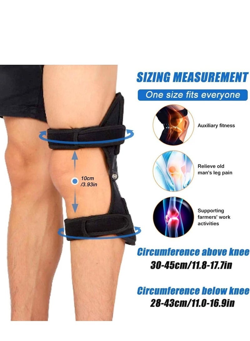 Strong Spring Knee Brace – Knee Joint Support for Arthritis Pain Relief – Suitable for Running, Walking, Mountaineering, Squatting – High Ventilation & One Size – Anti-Slip & Energy Booster (2) - Image 5