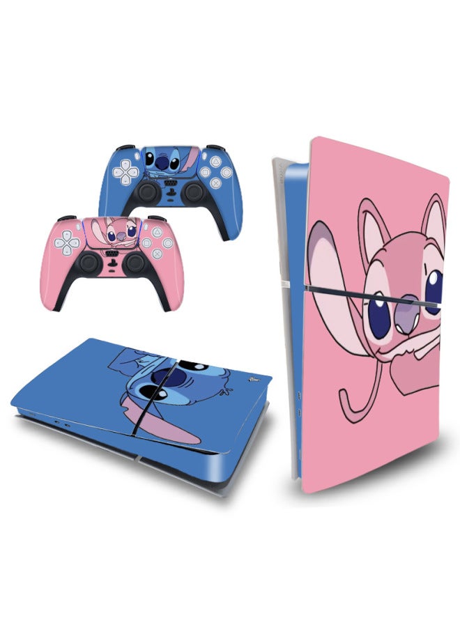 Loquat Straight Hair PS5slim Stickers PS5 Game Console PS5S Digital Version Handle P5SLIM All-inclusive Host Stickers-Color:Ps5slim Digital Version--06 - Image 3