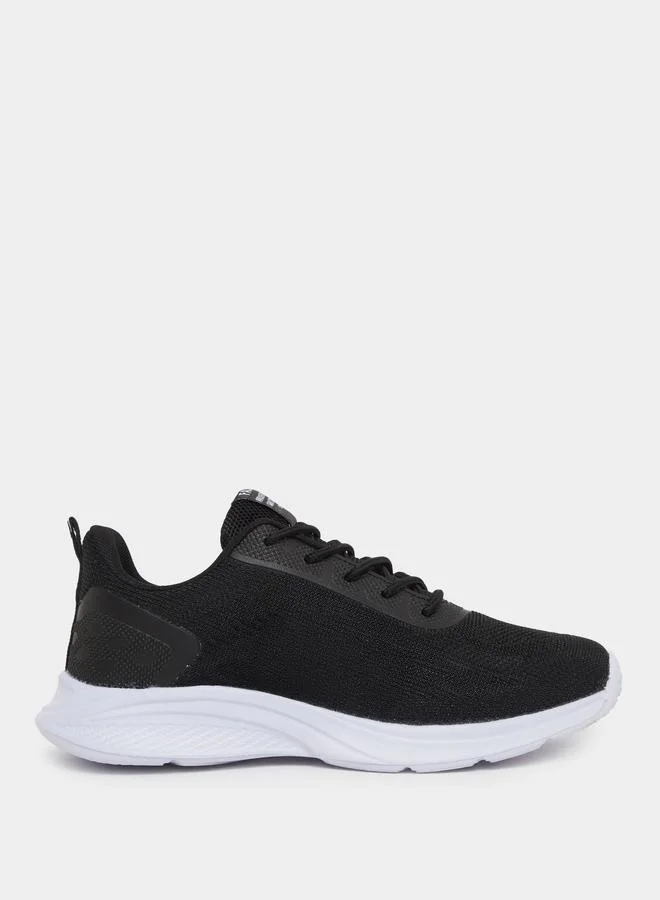 ستايلي Styli Solid Lace Up Sneakers