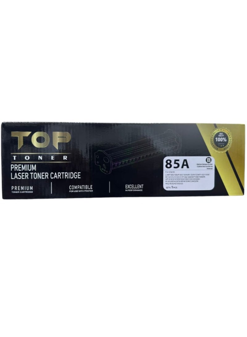 TOP 85A black ink cartridge