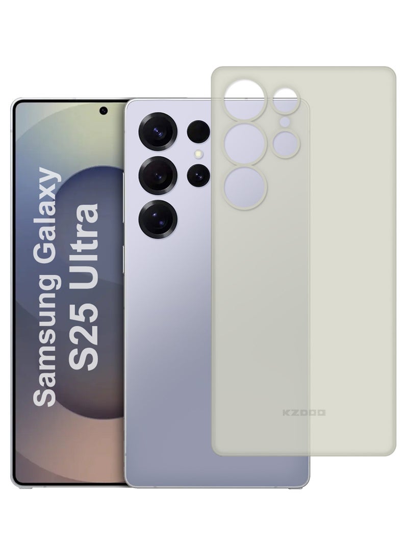 CATANES Case for Galaxy S25 Ultra Air Skin Case All Around Full Protection Ultra Slim 0.3mm Thickness 4g Feather Weight - Frosted Clear - Image 1