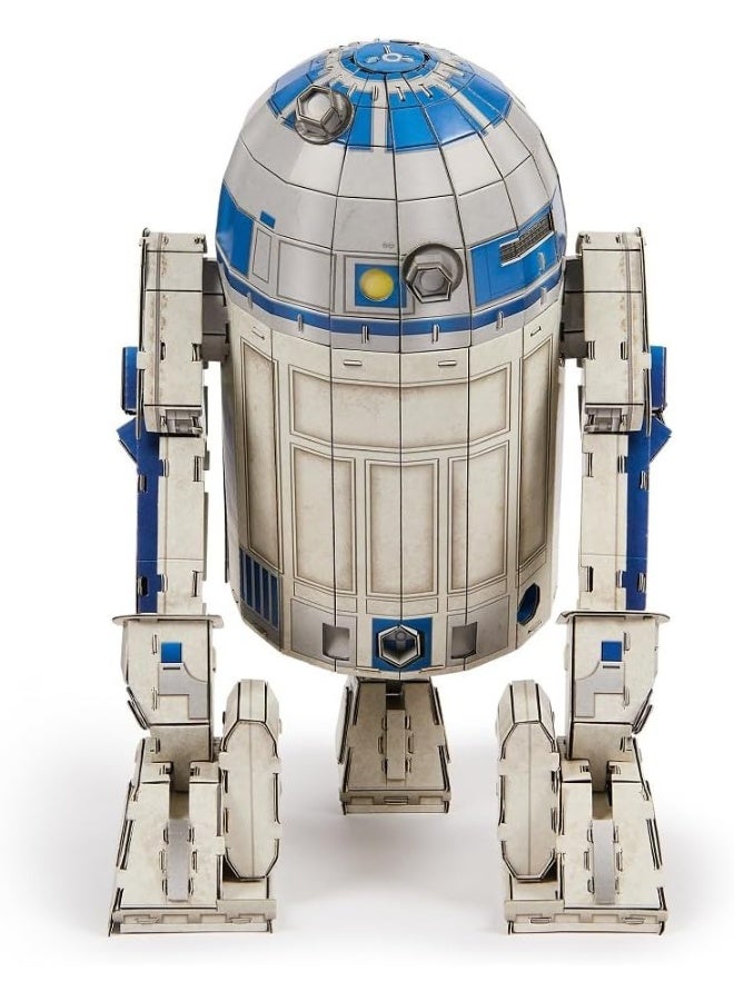 STAR WARS مجموعة 4D Build 6069817 R2-D2 من الكرتون، 201 قطعة، لعبة ستار وورز، ديكور طاولة، لعبة بناء، مجموعة نموذج ثلاثي الأبعاد للبالغين والمراهقين - Image 5