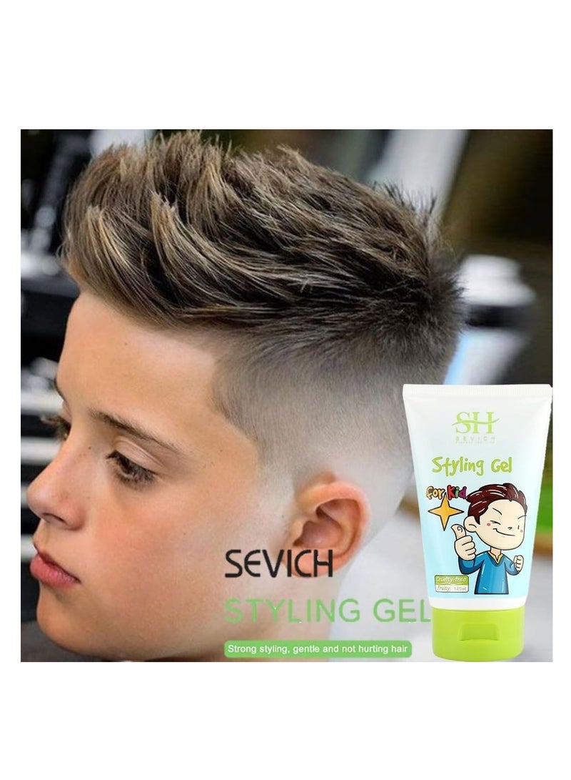 Sevich جل تصفيف الشعر للأطفال جل تصفيف الشعر النباتي للأطفال الصغار، طبيعي وآمن للأولاد والبنات الصغار، خالٍ من الكبريتات وخالٍ من القسوة، مناسب لجميع أنواع الشعر، 125 مل - Image 3