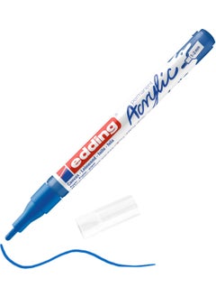 Edding 5300 Fine Tip Acrylic Marker - Anzer Blue - 1-2 mm Fine Round Tip  - Image 1