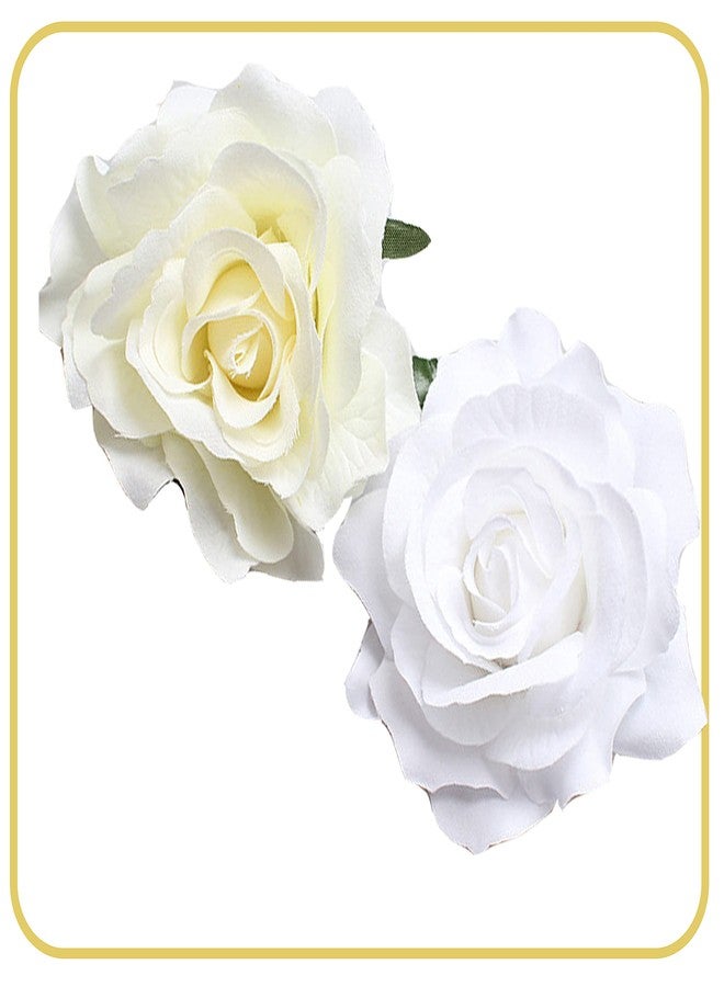 Geek-M Hair Flower Clips Brooch Boutique Hair Accessories Bohemia Hairpins for Women Girls (White) 1 Count (Pack of 1) - Image 4