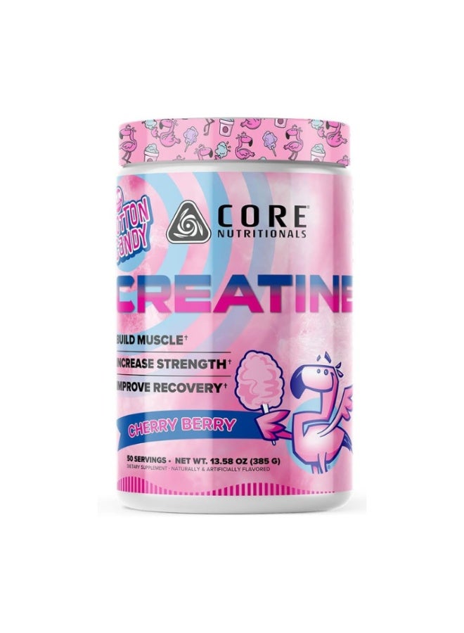 Creatine Monohydrate – Micronized Creatine Powder for Strength, Muscle Growth, Power & Performance, Supports ATP Energy, Endurance & Recovery - Cherry Berry