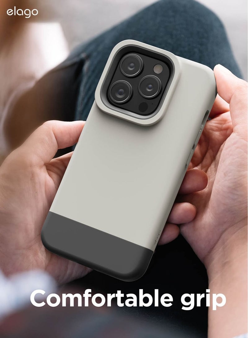 Elago Glide for iPhone 14 Pro Case Cover - Stone Dark Grey - Image 5
