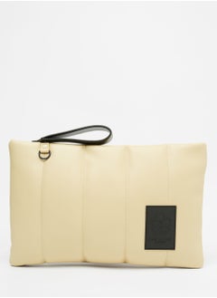 Jader Vertically Quilted Oversized Clutch Bag