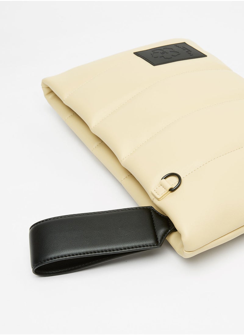 Ted Baker - Jader Vertically Quilted Oversized Clutch Bag - Image 1