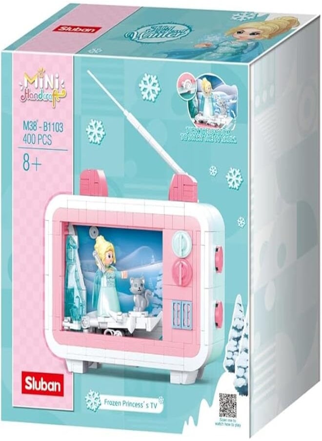 Sluban Sluban Building Game Building Blocks Girls TV Building Toy Building Pieces - 375 Pieces, M38-B1103 boy toys, girl toys, birthday gift, Christmas gift, growth, fun, for kids. 