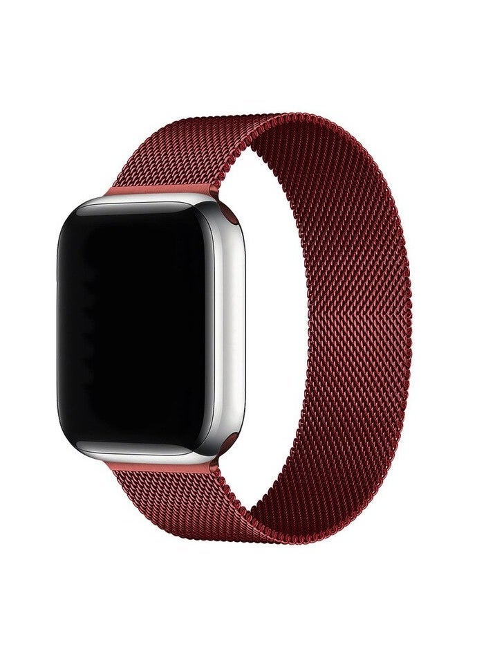 Replacement Band Compatible with Apple Watch 45mm / 44mm / 42mm, Stainless Steel Strap Metal Bracelet for Apple Watch Series 7 6 5 4 3 2 SE - Image 1