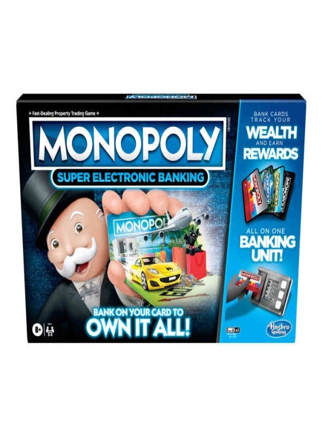 HASBRO - GAMING مونوبولي سوبر الخدمات المصرفية الإلكترونية - Image 1