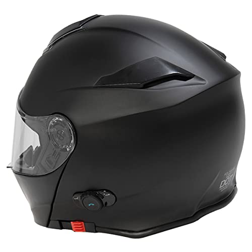 TORC Unisex-adult full-face-helmet-style T28B Bluetooth Integrated Motorcycle Helmet With Graphic (Matte Black,X-Large),1 Pack - Image 4
