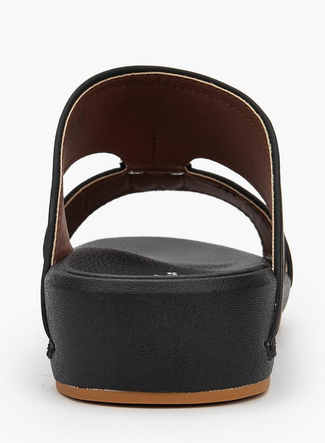 Al Waha Men Buckle Detail Arabic Sandals - Image 5