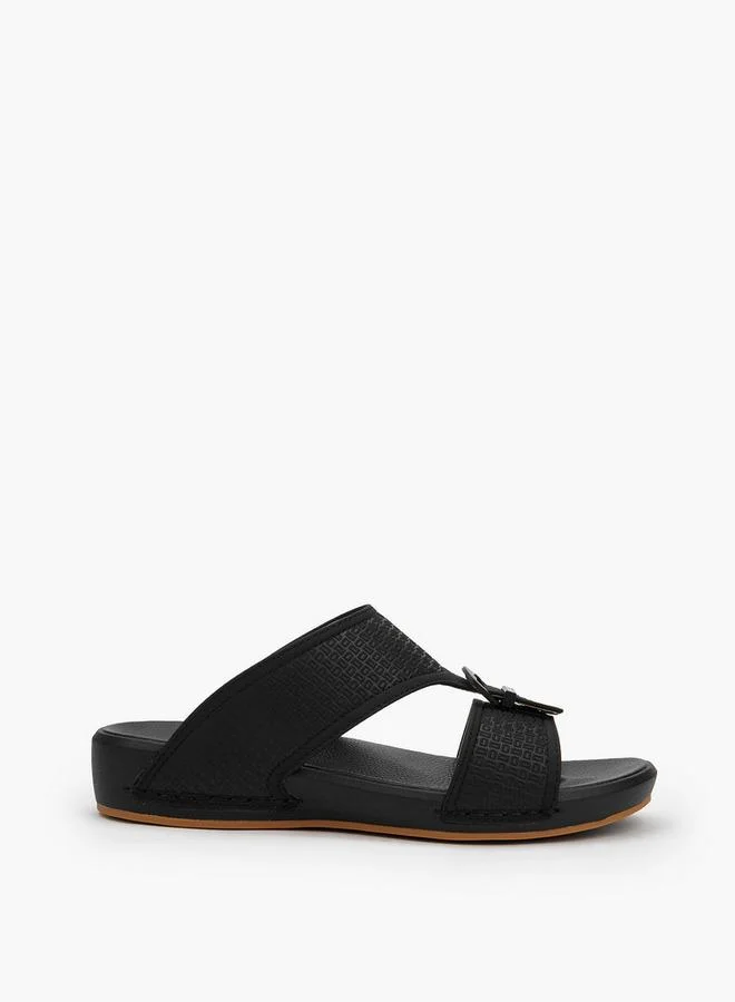 Al Waha Men Buckle Detail Arabic Sandals