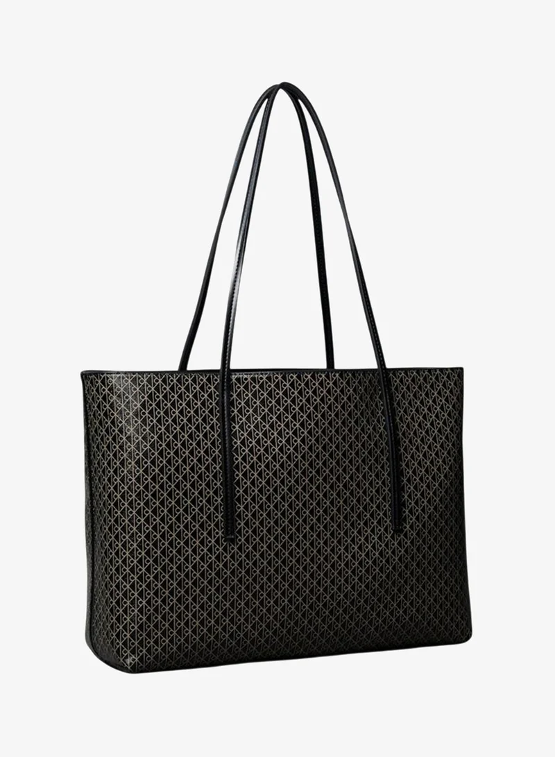 Calvin Klein  Coated Emblem Print Pouch Tote Bag for Women | Best Price UAE