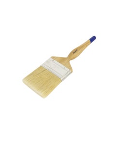 Roll Roy Blue 4 Inch Paint Brush Beige Bristle  - Image 1