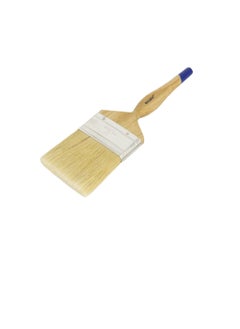 Roll Roy Blue 4 Inch Paint Brush Beige Bristle  - Image 3