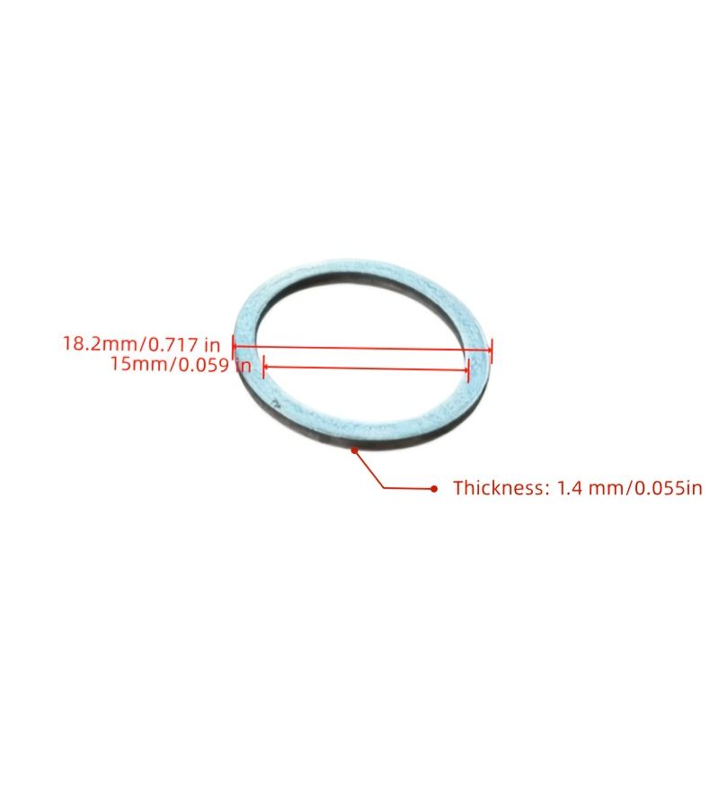 M15x1.5 Hexagonal Aluminum Sealing Plug Carbon Steel Galvanized Hydraulic Oil Plug Drain Screw - Image 3
